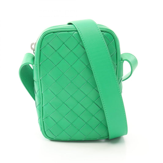 Bottega Veneta Leather Intrecciato Phone Pouch