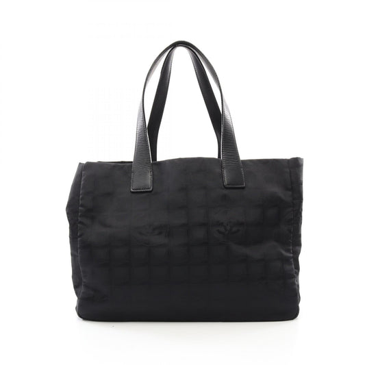 Chanel New Travel Line MM Tote Bag Leather Nylon