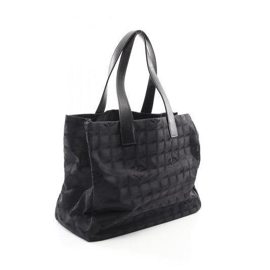 Chanel New Travel Line MM Tote Bag Leather Nylon