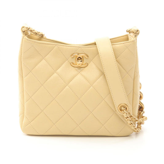 Chanel Matelasse Small Hobo Bag Yellow
