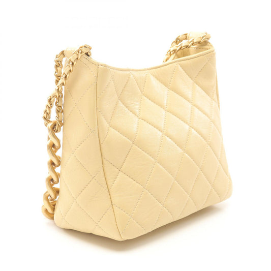 Chanel Matelasse Small Hobo Bag Yellow