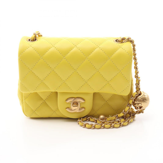 Chanel Lambskin Mini Matelasse Shoulder Bag