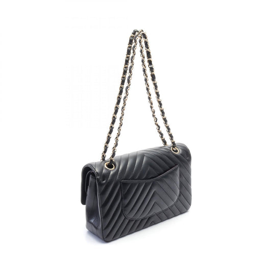 Chanel Chevron V-Stitch Lambskin Shoulder Bag