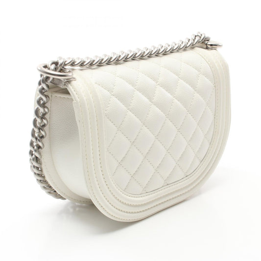 Chanel Small Boy Messenger Leather Bag