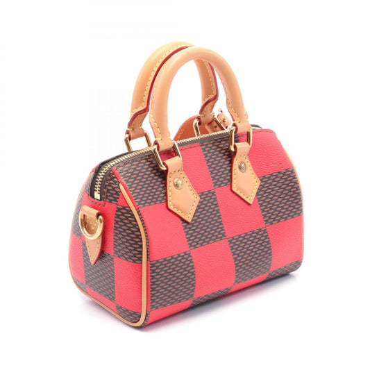 Louis Vuitton Speedy Bandouliere 18 Handbag PVC Leather