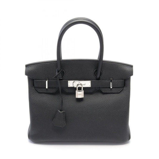 Hermes Birkin 30 Togo Handbag Black