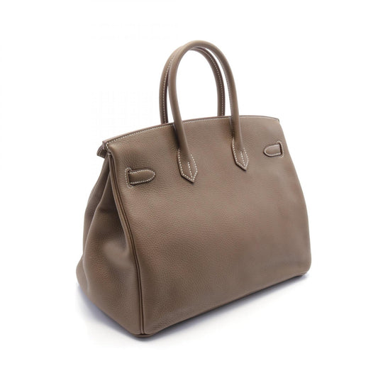 Hermes Birkin 35 Togo Handbag Brown