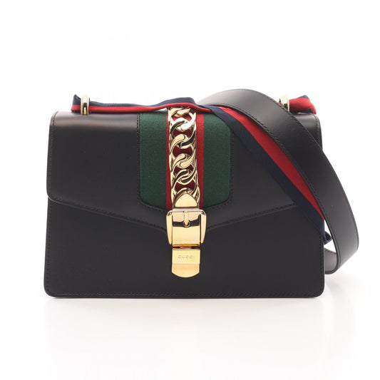 Gucci Sylvie Small Leather Shoulder Bag