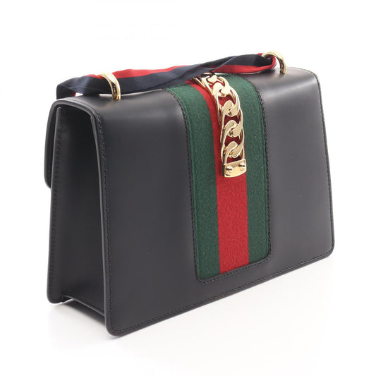 Gucci Sylvie Small Leather Shoulder Bag