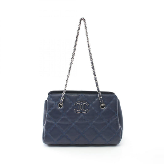 Chanel Lambskin Ultra Stitch Tote Bag