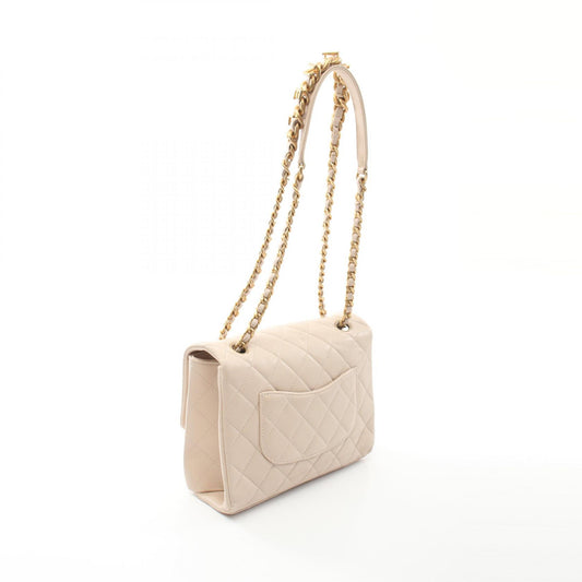 Chanel Lambskin Matelasse Shoulder Bag Pink