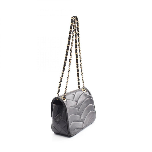 Chanel Lambskin Shoulder Bag Black