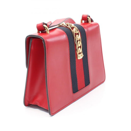 Gucci Sylvie Small Leather Shoulder Bag