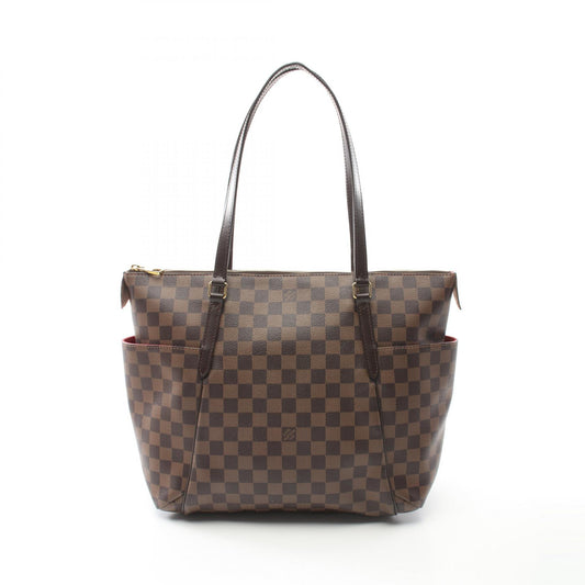 Louis Vuitton Damier Canvas Leather Tote Bag N41281