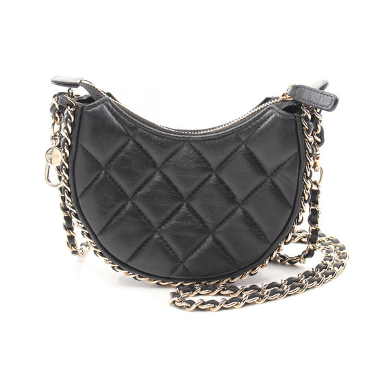 Chanel Lambskin Matelasse Hobo Chain Shoulder Bag