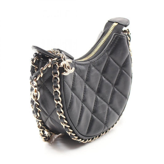 Chanel Lambskin Matelasse Hobo Chain Shoulder Bag
