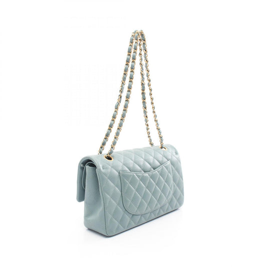 Chanel Leather Matelasse W Flap Shoulder Bag