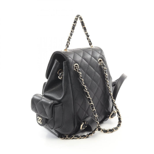 Chanel Caviar Skin Matelasse Backpack Black