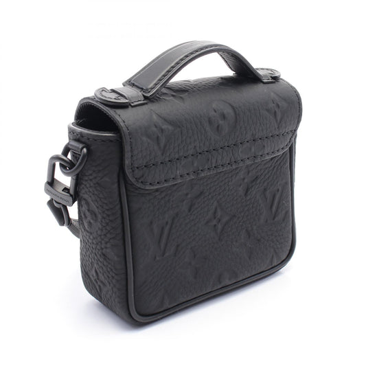 Louis Vuitton Pico S Lock Noir Leather Handbag M83148