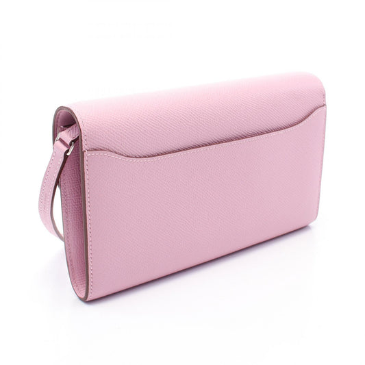 Hermes Constance Long To Go Shoulder Bag Pink