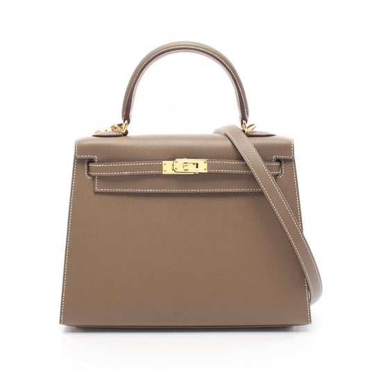 Hermes Kelly 25 Handbag Beige