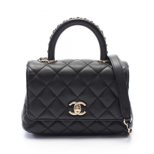 Chanel Coco Handle XXS Top Handle Bag Black