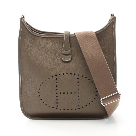 Hermes Evelyne 3 PM Shoulder Bag Brown