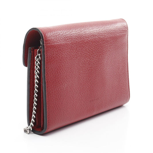 Gucci Dionysus Leather Shoulder Bag Red