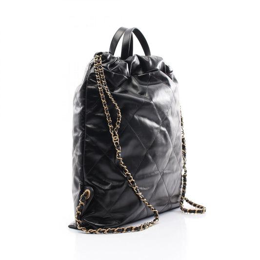 Chanel 22 Large Leather Backpack AS3313
