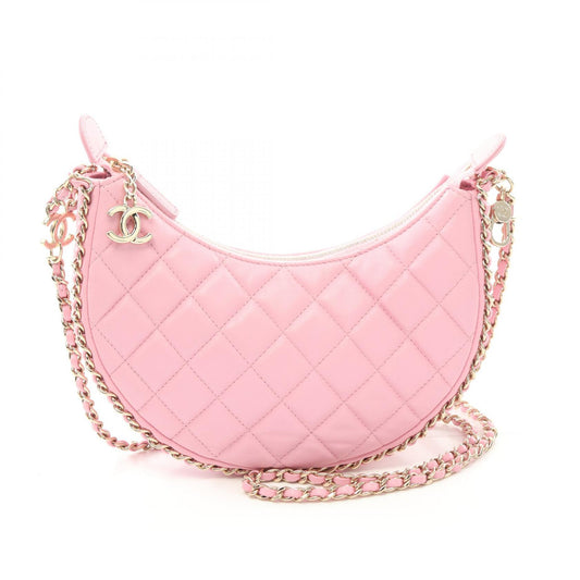 Chanel Matelasse Small Hobo Leather Bag