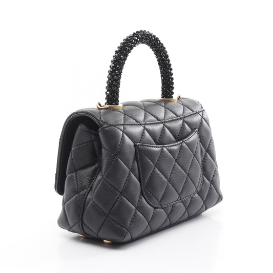 Chanel Coco Handle XXS Lambskin Handbag Black