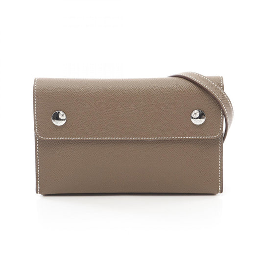 Hermes Snap To Go Shoulder Bag Brown