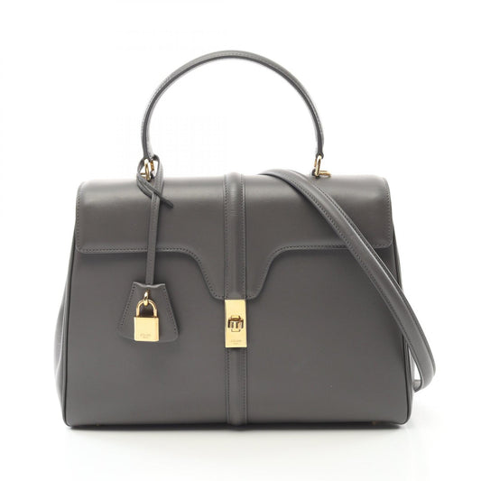 Celine 16 Medium Leather Handbag 187373