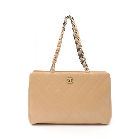 Chanel Lambskin Matelasse Tote Bag