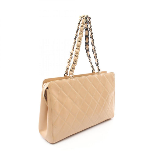 Chanel Lambskin Matelasse Tote Bag