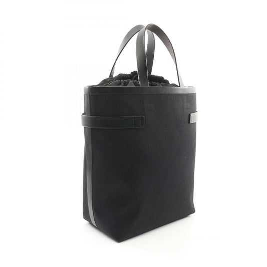 Salvatore Ferragamo Canvas Leather Tote Bag