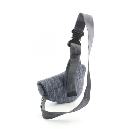 Dior TEARS Saddle Waist Bag Canvas Navy
