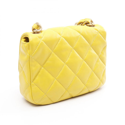 Chanel Lambskin Mini Matelasse Shoulder Bag