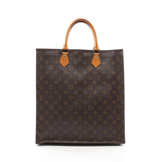 Louis Vuitton Sac Plat Tote Bag Monogram Brown