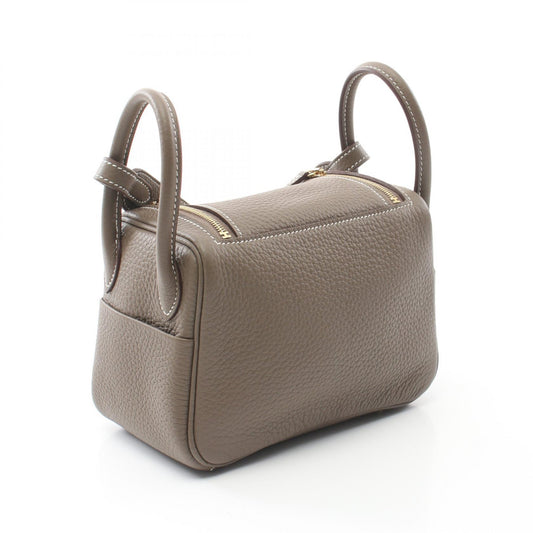 Hermes Lindy Mini Etoupe Shoulder Bag