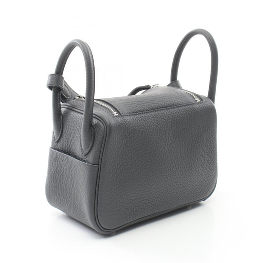 Hermes Lindy Mini Gris Misty Shoulder Bag