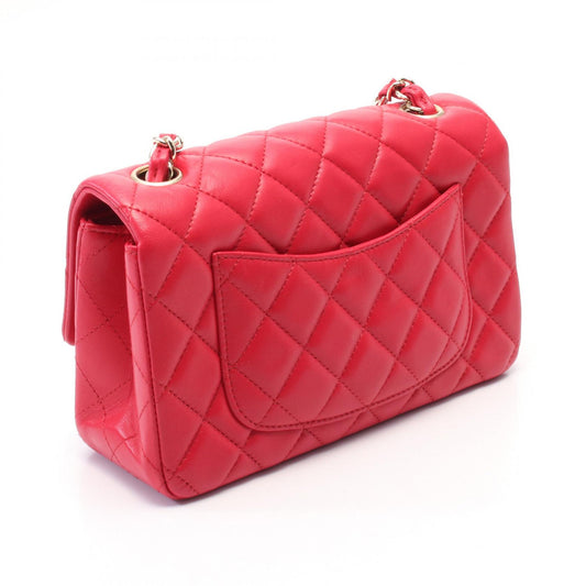 Chanel Mini Matelasse 20 Shoulder Bag Red