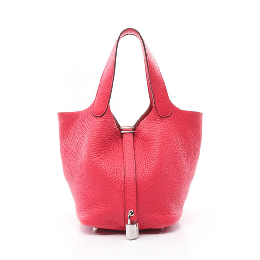 Hermes Picotin PM Leather Handbag Pink