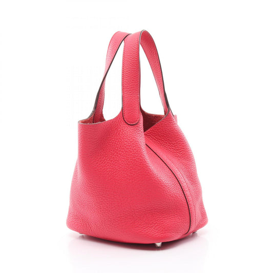 Hermes Picotin PM Leather Handbag Pink