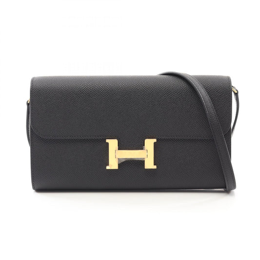 Hermes Constance Long To Go Leather Shoulder Bag