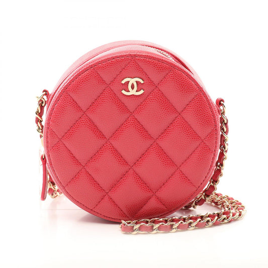 Chanel Matelasse Mini Shoulder Bag Red