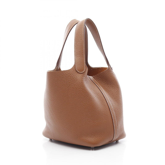 Hermes Picotin PM Gold Handbag Brown