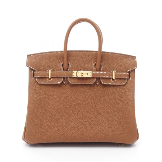 Hermes Birkin 25 Togo Handbag Brown