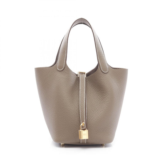 Hermes Picotin PM Etoupe Handbag Brown