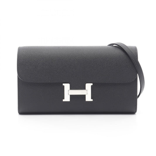 Hermes Constance Long To Go Shoulder Bag Black